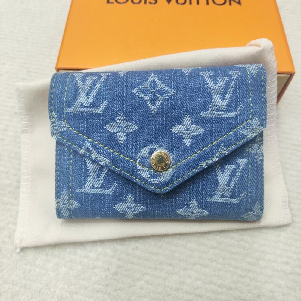 Louis Vuitton Monogram Denim Victorine Wallet